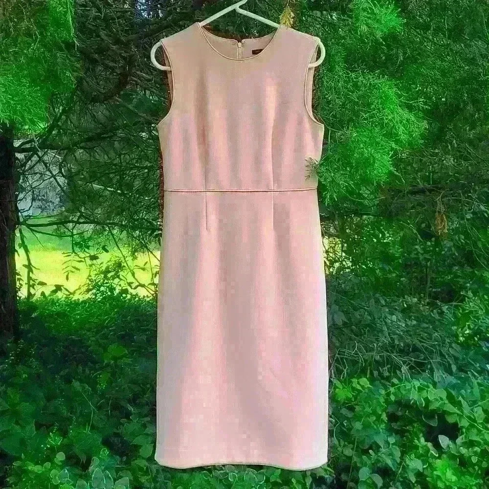 Ann Taylor light pink blush dress size  2